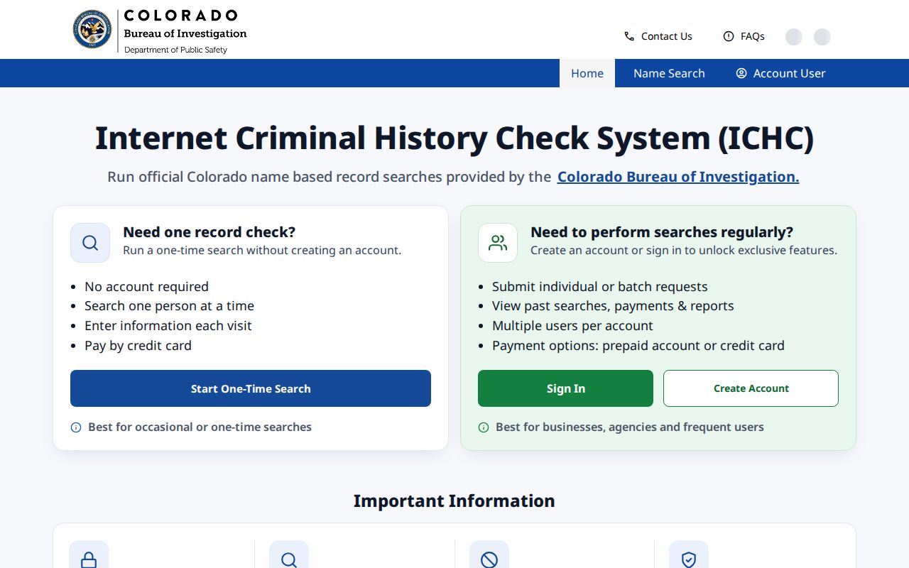 Huerfano County criminal record name search
